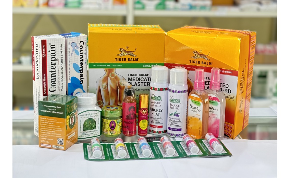 Thai local product and Herbal in pharmacy phuket