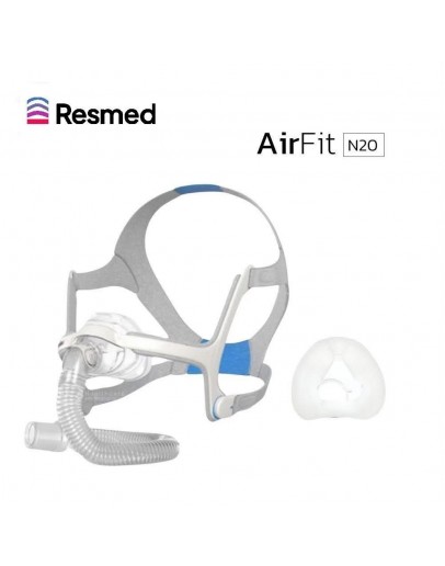 ResMed AirFit N20 Nasal CPAP Mask – Genuine Product (Sizes M & L) ResMed AirFit N20 Nasal CPAP Mask – Genuine Product (Sizes M & L)