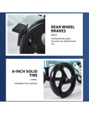 SINGLE-LEG FRACTURE ASSIST WHEELCHAIR