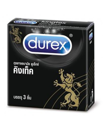 Durex Kingtex Condom box 3 pieces.